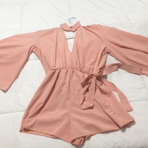 Peach Romper!
